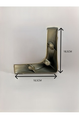 Homdep Kanepe Koltuk Tv Ünitesi Konsol Yükseltme Delta Model Plastik Ayak 12 Cm Gold - 4 Adet - Gold