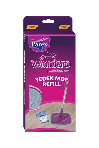 Wondero Temiz Su ile Kirli Suyu Ayıran Otomatik Temizlik Set +3 Yedek Moplu