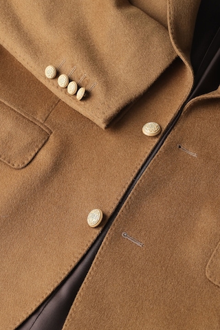 Bisse Camel Süet Dokulu Düğmeli Blazer Ceket Pck26k26203 D20