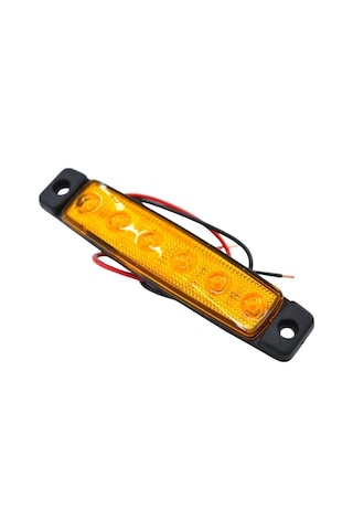 Sanel Led Etek Lambası Parmak Tip Turuncu - 12v-1514