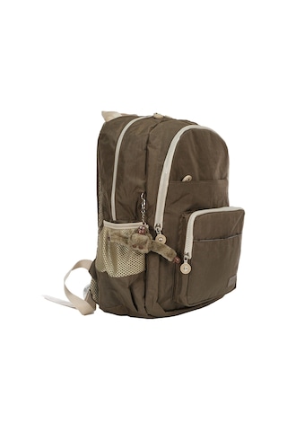 Pippa Koral Krinkıl Kumaş Kız Ve Erkek Çocuk Dört Bölmeli Okul Ve Günlük Sırt Çantası - Cnt8025-01 Çok Renkli