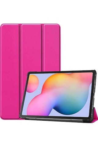 Samsung Uyumlu Galaxy Tab S7 T870 Zore Smart Kapak Standlı 1-1 Kılıf-Pe