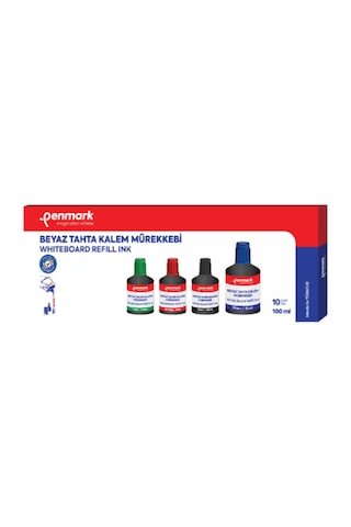 Beyaz Tahta Kalemi Mürekkebi 100ml Siyah Diğer