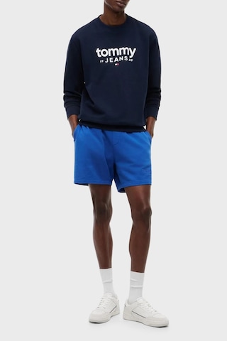 Tommy Jeans Pamuklu Regular Fit Bisiklet Yaka Sweat Erkek Sweat Dm0dm23392 C1g Lacivert