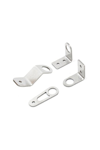 Mufunye Honda Civic 1992-2000 Radyatör Braket Seti, Paslanmaz Çelik, Çift Renk Gümüş/siyah , Monte Tırnaklı Montaj