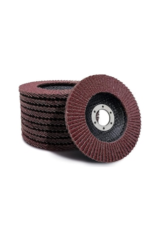 Flap Disk Metal Ahşap Zımpara 60 Kum 10'lu 115x22 Mm
