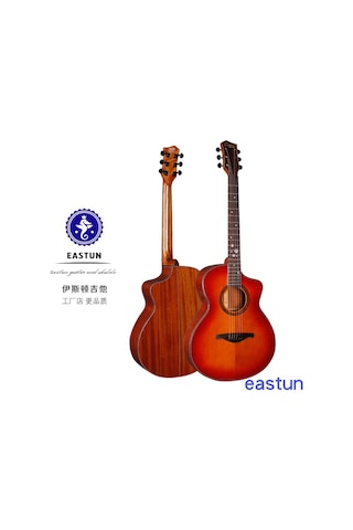 Üst Kalite Masif Ağaçlardan Profesyonel Akustik Gitarlar-Karışık