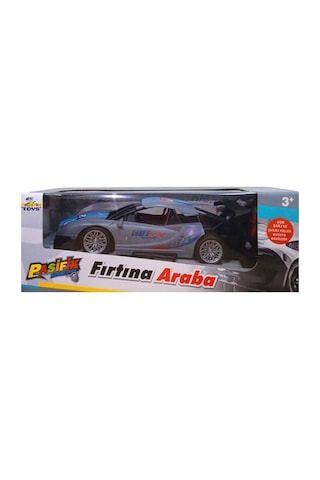 Uzaktan Kumandalı Dev Boy Şarjlı Full Fonksiyon 1:14 Fırtına Oyuncak Araba 28 Cm. Gri