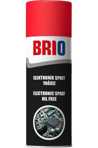 Brio Elektronik Kart Devre Soket Kablo Oksit Temizleyici Sprey 200 ML Yağsız