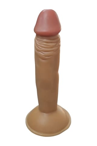 River World 18 Cm'lik Dildo Melez Testissiz Gerçekçi