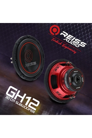 Reiss Rs-gh12 Çift Bobin 1400 Wat 350 W Rms 30 Cm Subwoofer Basd4