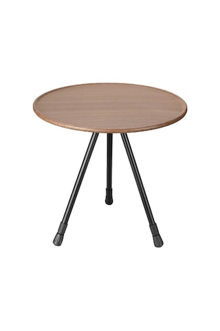 Novahub Açık Alüminyum Katlanır Küçük Yuvarlak Masa, Renk: Ahşap Rengi, Boyut:ahşap Rengi Diğer, Kamp Masası Çok Renkli
