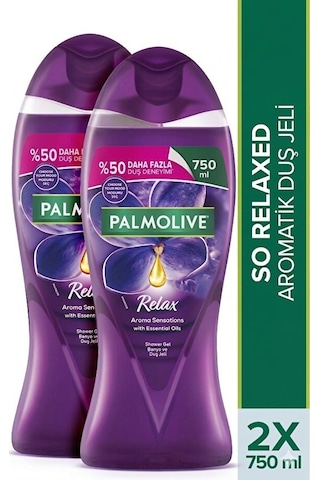 Palmolive Aroma Sensations So Relaxed Aromatik Banyo ve Duş Jeli 2 x 750 ML