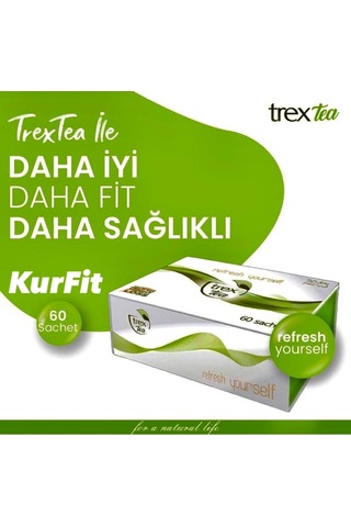 Trex Tea Karışık Bitkisel Çay Detoks Detox Çayı 60 Adet