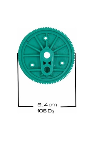Connect Arka Silecek Motor Dişlisi 106 Diş 2002 2013