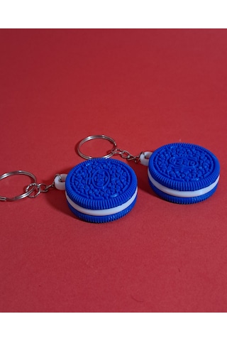 Oreo Anahtarlık Gerçekçi Oreo Anahtarlık Mavi Adet Fiyatı