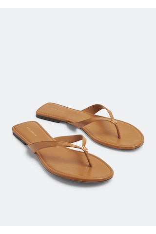 Tory Burch Kadın Terlik 149657-776 Kahverengi