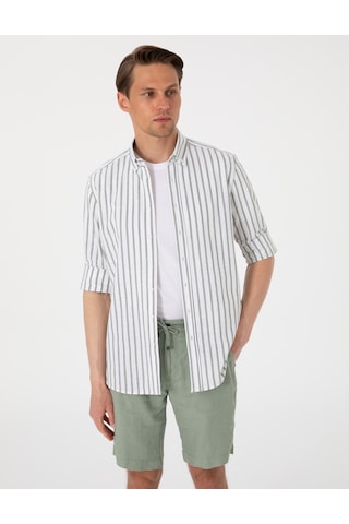 Pierre Cardin Erkek Haki Gömlek Desenli 50307093-vr027 Haki