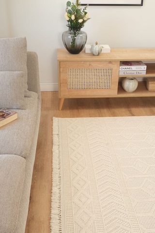 Kaşmir Halı 7/24 Iskandinav Zade 100 x 300 CM Salon Mutfak Halısı Yolluk Kilim