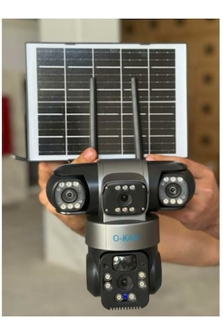 O-kam 6060 4g Sim Kartlı 6mp Ptz 3 Lens Solar Ip Kamera O-kam 6060 4g Sim Kartlı 6mp Ptz 3 Lens Solar Ip Kamera