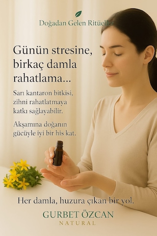 Sarı Kantaron Yağı %100 Saf Doğal Seyreltilmemiş 50 Ml St. John's Wort Oil