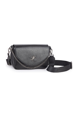 Nas Bag Mini Kapaklı Çapraz Çanta En 20 Cm , Boy 12 Cm Siyah Victoria