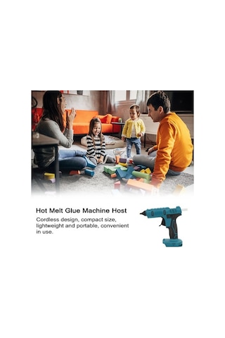 Dancemonkey Profesyonel Kablosuz Sıcak Tutkal Makinesi, Taşınabilir Şarj Edilebilir El Sanatl Tabancası