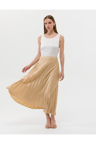 Pierre Cardin Kadın Bej Etek Dokuma 50268502-vr011 Bej