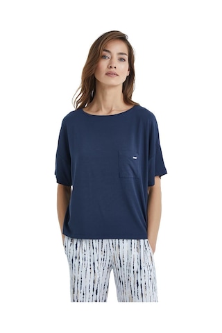 Blackspade Kadın Kısa Kol Lacivert Lenzing Micro Modal Pijama Takımı C2t7n3o15 001