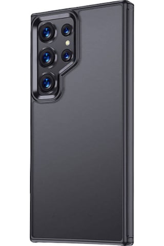 Galaxy Uyumlu S24 Ultra Kılıf Hptk Volks Kapak - Siyah Siyah