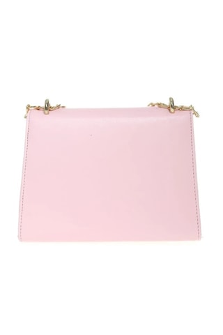Fabrika Pembe 13x19x8 Kadın Omuz Çantası Mini-makaron Pembe Sarı