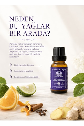 Minia Bahçe Bolluk Bereket Abundance Uçucu Yağ Karışımı 10 ML