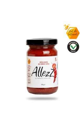 Allezz Közlenmiş Acı Biber Sosu Çok Acı Hot 105 G