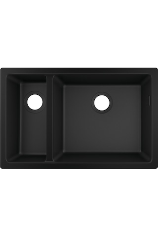 Hansgrohe S51 S510-U635 Tezgah Altı Eviye 180 / 450 Grafıt Siyah 43