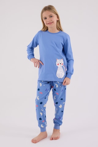 Rolypoly Kız Çocuk Mavi Pijama Takımı Rp3697-c-v2 Mavi
