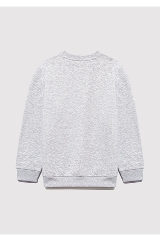 Mavi - Mavi Logo Baskılı Gri Sweatshirt 6s10031-85438
