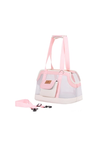 Qingmipy Taşınabilir Kedi Ve Köpek Taşıma Çantası - Nefes Alabilir, Dayanıklı, Büyük Kapasiteli 40x26x21cm