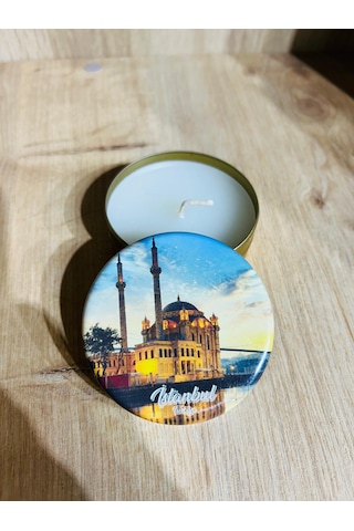 Teneke-kutulu Kokulu Mum - Sarı Karışık