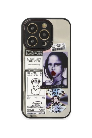 Durukar iPhone Uyumlu 14 Pro Kılıf Mirror Desenli Kapak - Mirror - 2