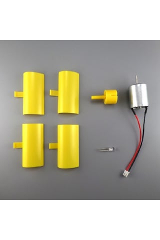 Rüzgar Türbini Dikey Pervane Elektrik Üretme Led Yakma Deney Seti