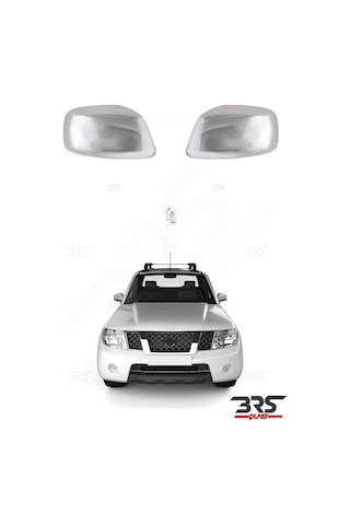 Nissan Navara Uyumlu 2006-2009 Ayna Kapağı 2 Parça Abs Krom Kaplama