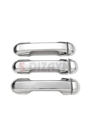 S-Dizayn Ford Connect Uyumlu Krom Kapı Kolu 3 Kapı 2002-2014