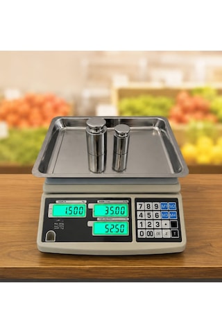30 Kg Terazi-ayter 30s Yeni Model-büyük Akülü-hafızalı-2026 Bakanlık Onaylı Mühürlü