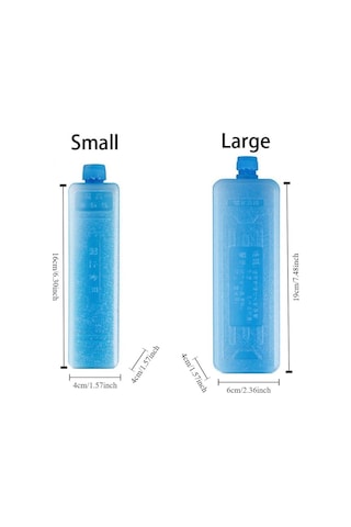 1/2/3 Adet Yeniden Kullanılabilir Klima Fanı Buz Kristali Kutusu Soğutmalı Nakliye Soğutma Kutusu 19x6x4cm-3pcs