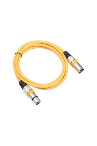 Lemestar 1.5m Uzunlukta 6 Renkli Set, Çift Katlı Koruma, 3 Pin Xlr Mikrofon-mikser Ses Kablosu Profesyonel Sinyal Aktarımı