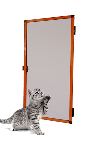 Yırtılmaz Menteşeli Pencere Kedi Sinekliği Pet Tül Kahverengi 70x130 Cm. Özel Ölçü Verebilirsiniz. En 70'e Kadar / Boy 130'a Kadar