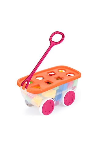 Erdem Toys Gezgin Vagon Oyun Seti Bul Tak Oyuncaklı - Kırmızı