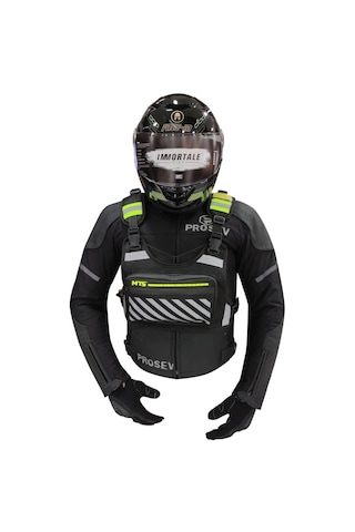 MTS Göğüs-Sırt Yelek Çanta Reflektörlü