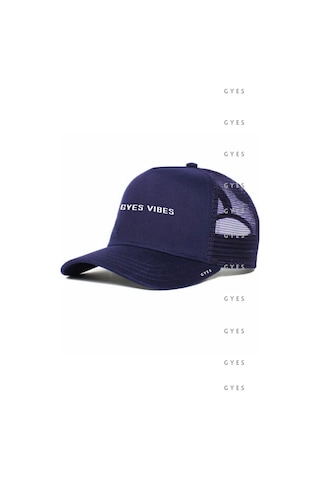 Caxis Vibes Unisex Yazlık Fileli Model Ayarlanabilir Cırtlı Spor Şapka Orijinal Cap Lacivert