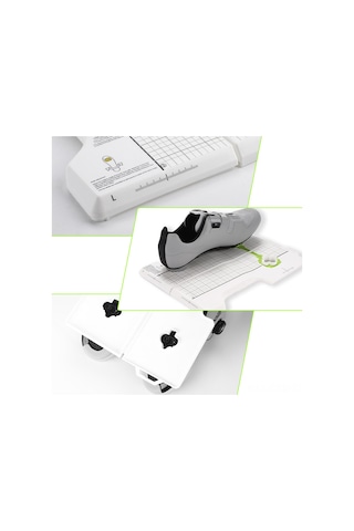 Samdoo Bisiklet Ayaklık Cleat Ayar Aracı - Yüksek Düşük Ayak İçin Yol Bisikleti, Mtb, Spd-sl, Look Keo Uyumlu Beyaz Çok Renkli